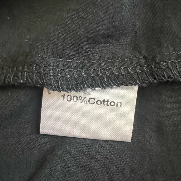 Karina Grimaldi Revolve Solana Cotton Tiered Sleeveless Solid Black Maxi Dress S - Picture 10 of 11